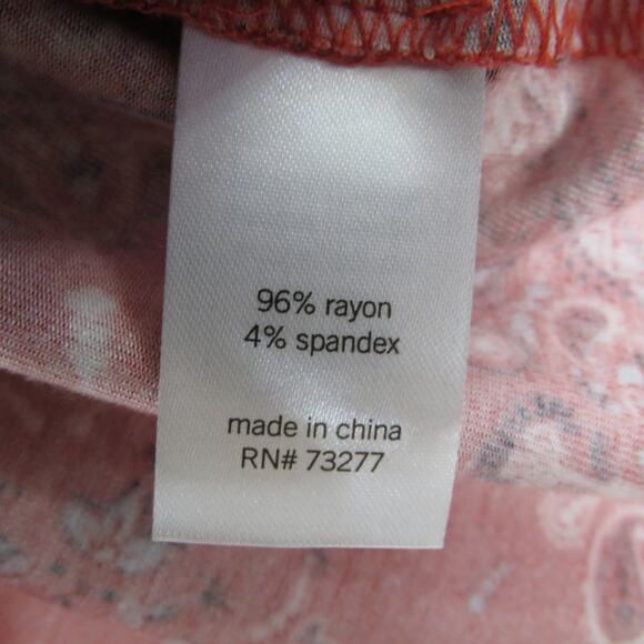 Y2k Mudd Red Paisley Bandanna High Neck Tank Top XS - Picture 6 of 6